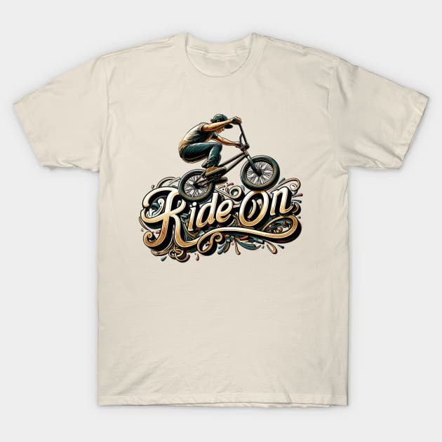 BMX bicycle, Ride On T-Shirt by Vehicles-Art